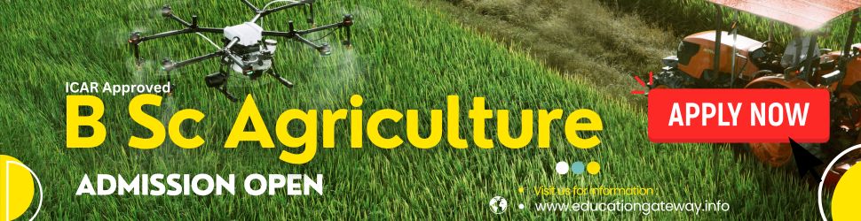 admission in B Sc agriculture