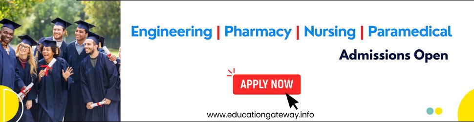Admission open in engineering pharmacy nursing and paramedical courses
